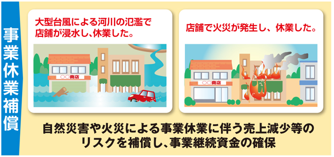 事業休業補償