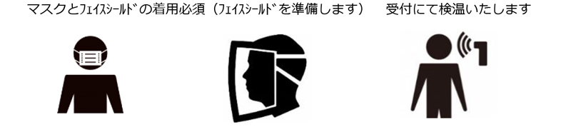 、コロナウィルス感染症防止対策