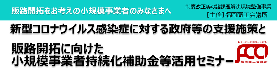 小規模事業者持続化補助金等活用セミナー