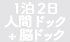 1泊2日人間ドック+脳ドック