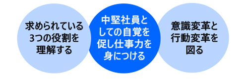 中堅社員　あなたの役割と仕事はこれだ！