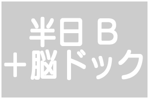 半日人間ドックB+脳ドック