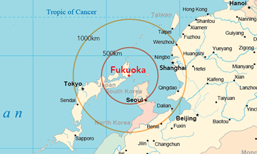 Fukuoka is an international city in Asia.